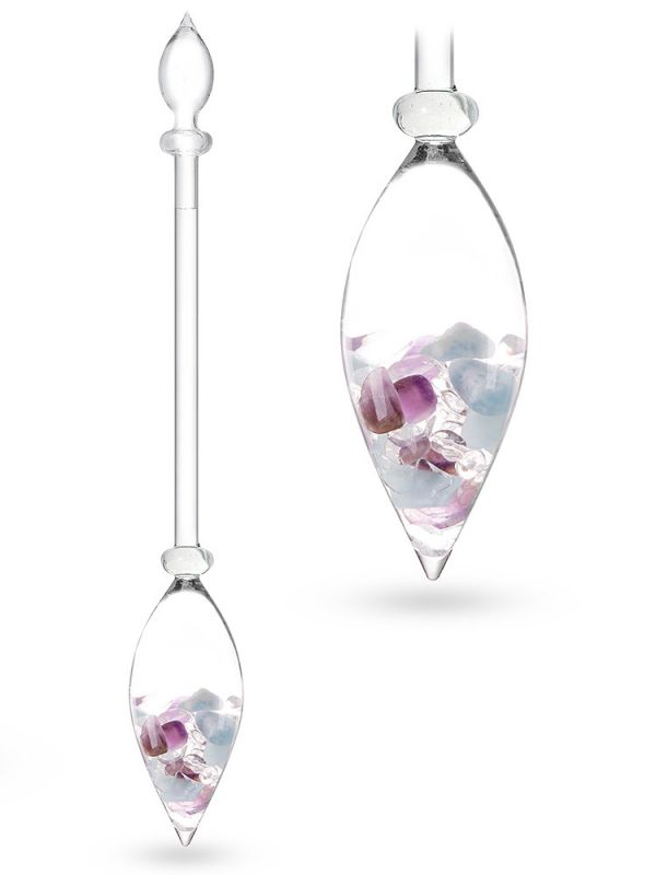 Gemstone Vial Flower of Life