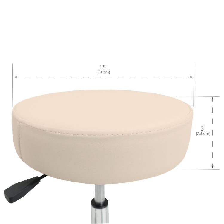 Pneumatic Rolling Massage Stool (optional backrest)