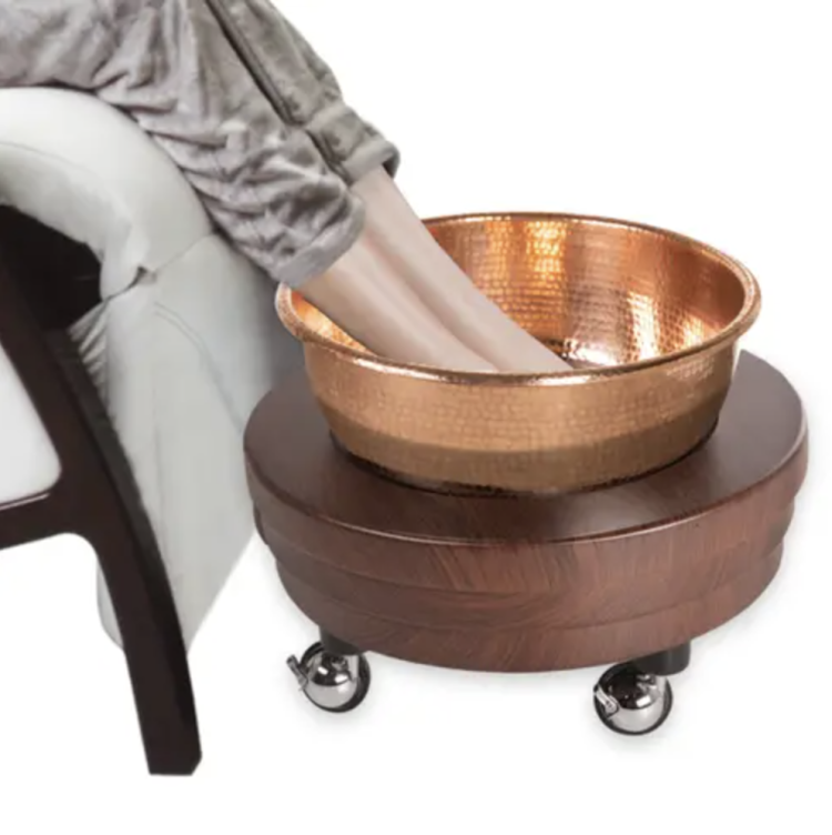 ZG Dream™ Lounger Pedicure Package with Copper Bowl & Pedi Roll Up