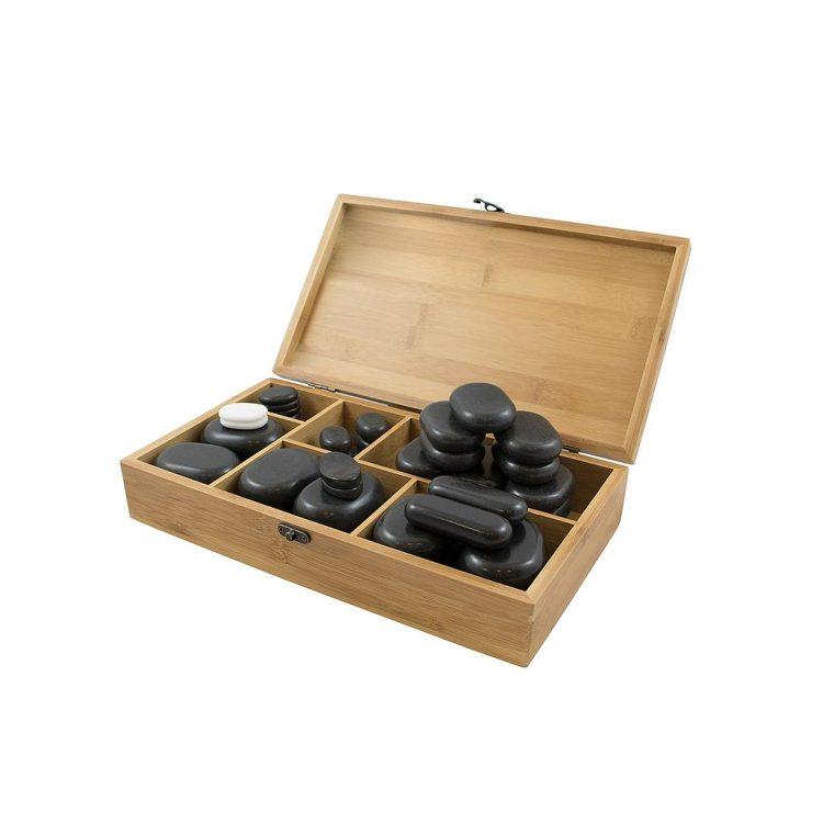 Basic Natural Hot Stone Set 45pcs