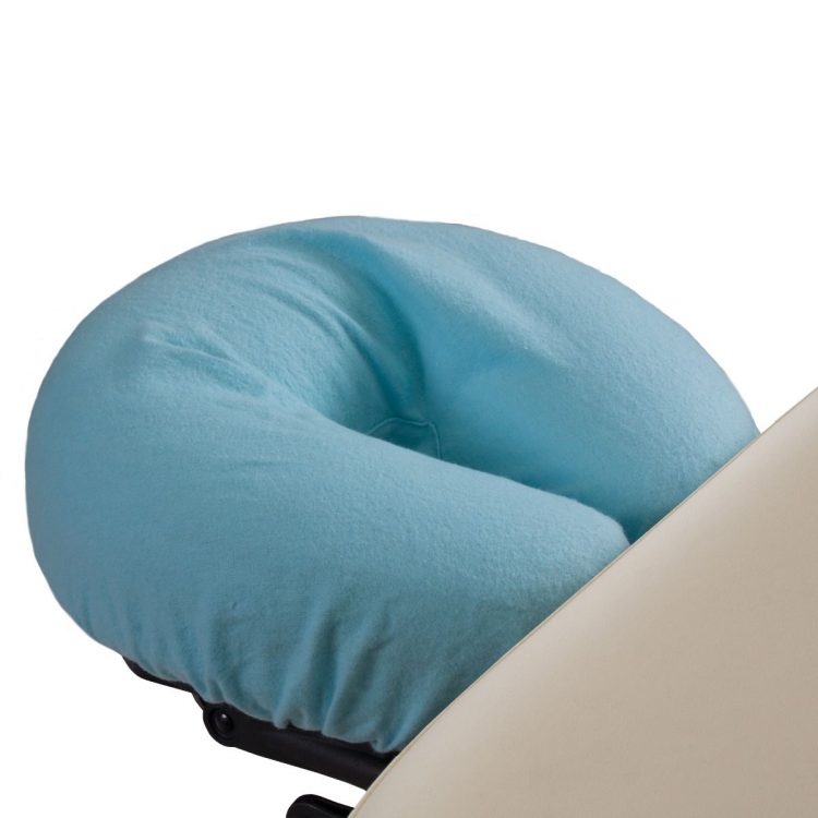 Flannel Face Cradle Cover - Blue