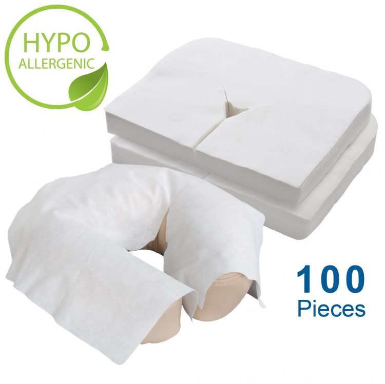 Flat Disposable FacePillow Covers x100pcs