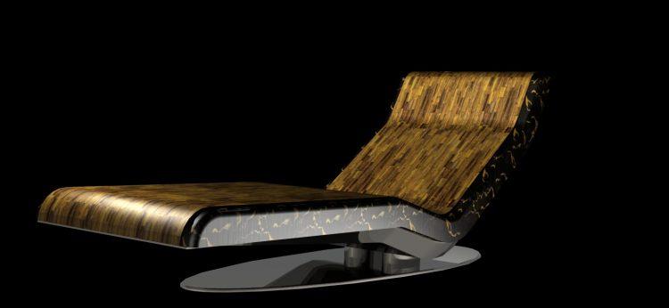 Caesar Longue Chair Tiger Eye