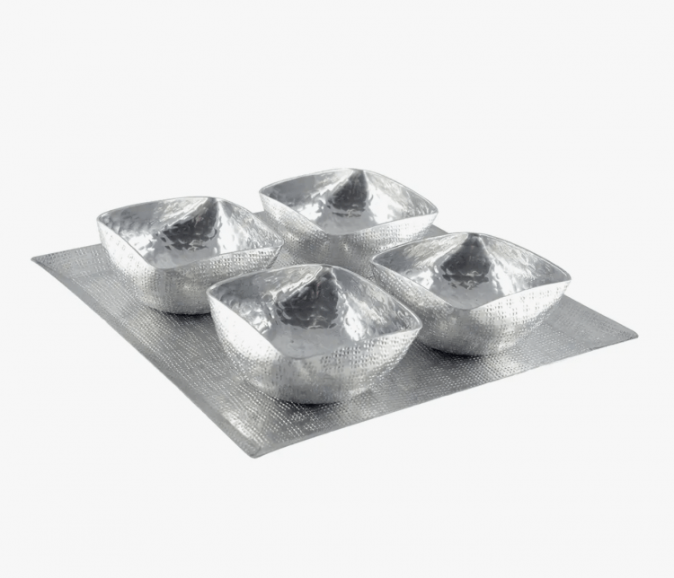 Silver Tray & Cup