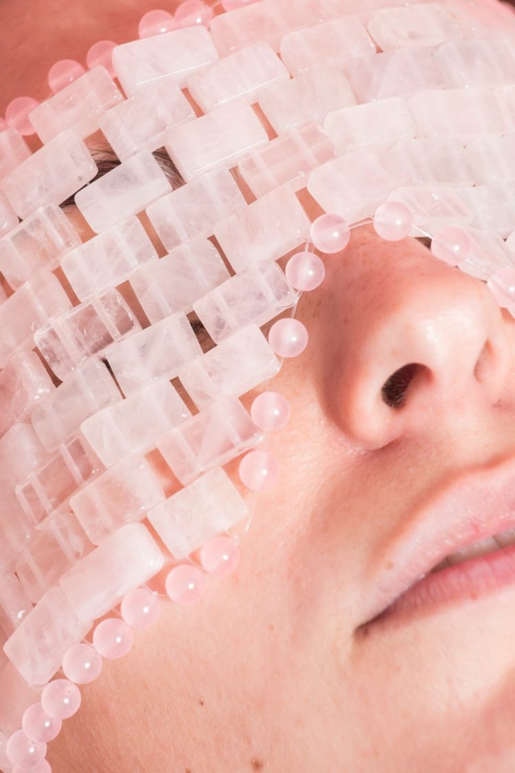 Rose Quartz Eye Mask