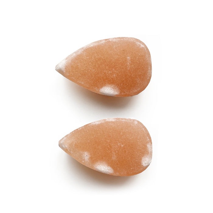 Flat Teardrop Himalayan Salt Stone (2)