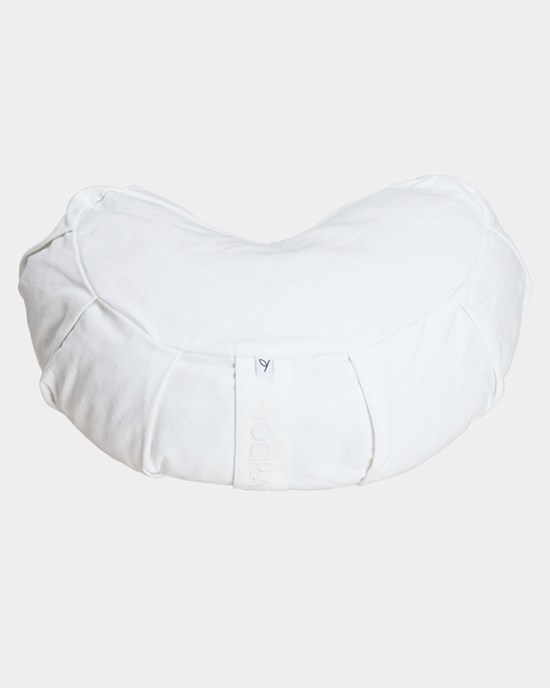 Crescent Meditation Cushion Moss Green