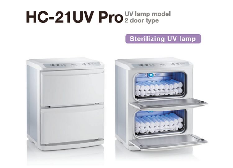 Double Towel Warmer UV Pro